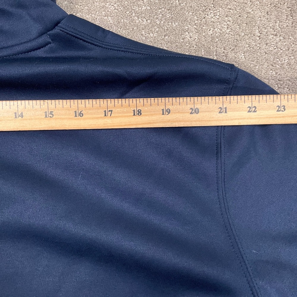Nike Hoodie Mens XXL Navy Yellow West Virginia Mountaineers Therma Dri-FIT Shirt - Picture 8 of 11